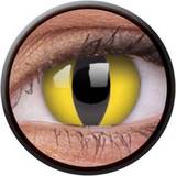 Gul Farvede linser Kostumer Colourvue Cat's Eye 14mm