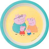 Petit Jour Baby Plate Peppa Pig with Parents