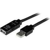 StarTech USB A-USB A - USB-kabel Kabler StarTech Active USB A - USB A M-F 2.0 15m