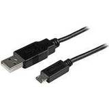 PVC - USB A-USB Micro-B - USB-kabel Kabler StarTech USB A-USB Micro-B 2.0 1m