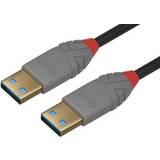 Guld - USB A-USB A - USB-kabel Kabler Lindy Anthra Line USB A-USB A 3.0 3m