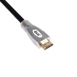 Guld - HDMI-kabler - Rund Club 3D HDMI - HDMI High Speed with Ethernet 2.0 5m