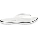 45 ½ - Unisex Klipklappere Crocs Crocband Flip - White
