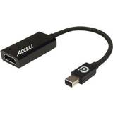 Accell HDMI Kabler Accell UltraAV HDMI 1.4 - DisplayPort Mini 1.1 Active Adapter M-F