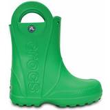 32½ Gummistøvler Crocs Kid's Handle It Rain Boot - Grass Green