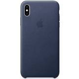 Apple Grå Covers & Etuier Apple Leather Case (iPhone XS Max)