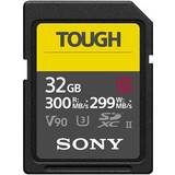 Sony 32 GB Hukommelseskort Sony Tough SDHC Class 10 UHS-II U3 V90 300/299MB/s 32GB