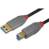 3,0 - Grå - USB-kabel Kabler Lindy Anthra Line USB A-USB B 3.0 5m
