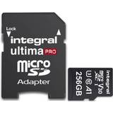 Integral microSDXC Hukommelseskort & USB Stik Integral UltimaPro microSDXC Class 10 UHS-I U3 V30 A1 100/90MB/s 256GB +Adapter