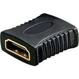 Wentronic Kabeladaptere Kabler Wentronic HDMI-HDMI F-F Adapter
