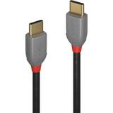 Lindy DisplayPort-kabler - Rund Lindy Anthra Line USB C-USB C 2.0 2m