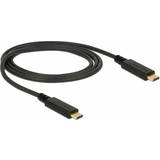 3.1 (gen.2) - Guld Kabler DeLock E-Marker 5A USB C-USB C 3.1 (Gen.2) 1m