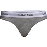 Elastan/Lycra/Spandex Trusser Calvin Klein Modern Cotton Thong - Grey Heather