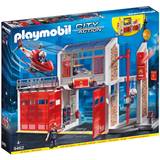 Playmobil Plastlegetøj Legesæt Playmobil Fire Station 9462