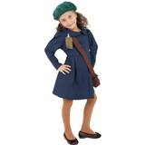 30'erne Dragter & Tøj Kostumer Smiffys World War II Evacuee Girl Costume