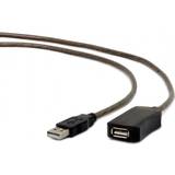 Gembird Sort - USB-kabel Kabler Gembird USB A - USB A 2.0 10m