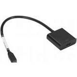 Black Box DisplayPort-kabler - Sort Black Box HDMI-DisplayPort Mini M-F 0.3m