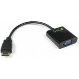 Techly Kabeladaptere Kabler Techly HDMI-VGA M-F Adapter