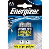 Energizer ultimate lithium aa Energizer AA Ultimate Lithium Compatible 2-pack