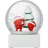 Glas Brugskunst Hoptimist Santa Snow Globe Dekoration