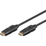 Wentronic HDMI-kabler - Rund Wentronic Rotatable HDMI-HDMI 5m