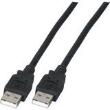 LSZH - Rund - USB-kabel Kabler EFB Elektronik LSZH USB A - USB A 2.0 0.5m