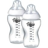 Tommee Tippee Sutteflasker & Service Tommee Tippee Closer to Nature Clear Bottles 340ml 2-pack