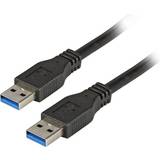 EFB Elektronik Sort - USB-kabel Kabler EFB Elektronik Premium USB A-USB A 3.0 1m