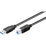 Wentronic USB-kabel Kabler Wentronic SuperSpeed USB A-USB B 3.0 1m