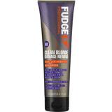 Sulfatfri - Varmebeskyttelse Silvershampooer Fudge Clean Blonde Damage Rewind Violet Toning Shampoo 250ml