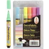 Tekstilpenne Uchida DecoFabric Fluorescent 3mm 6 Pieces