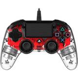 Nacon PlayStation 4 Spil controllere Nacon Wired Illuminated Compact Controller - Red