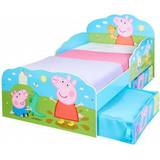 Stof Barrnesenge Hello Home Peppa Pig Toddler Bed with Storage 70x140cm