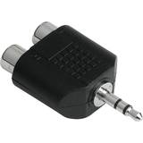 2RCA - Kabeladaptere Kabler Hama 1 Star 2RCA - 3.5mm M-F Adapter