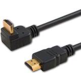 Et stik - HDMI-kabler - High Speed with Ethernet (4K) Savio Angled HDMI - HDMI 2.0 3m