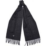Frynser - Uld Tøj Barbour Plain Lambswool Scarf - Charcoal/Grey