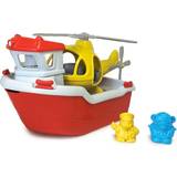Green Toys Skibe Green Toys Rescue Boat with Helicopter