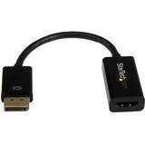 HDMI-kabler - Han – Hun - Sort StarTech DisplayPort -HDMI M-F 0.2m