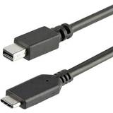 DisplayPort-kabler - Rund StarTech USB C - Mini DisplayPort 1m