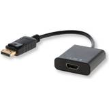 DisplayPort-kabler - HDMI DisplayPort Savio DisplayPort - HDMI M-F 0.2m
