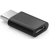 USB A micro Kabler Savio Micro USB A - USB C M-F Adapter