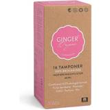 Ginger Organic Hygiejneartikler Ginger Organic Tamponer med Indføringshylster Mini 16-pack