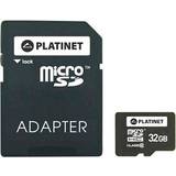 Platinet Hukommelseskort Platinet MicroSDHC Class 10 32GB +Adapter