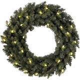 Grøn - IP44 Julebelysning Star Trading Wreath Calgary Julebelysning