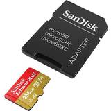Sandisk extreme plus SanDisk Extreme Plus microSDXC Class 10 UHS-I U3 V30 A2 170/90MB/s 256GB +Adapter