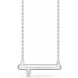 Glas Halskæder Mads Z Barres Necklace - Silver/White