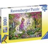 Fantasy Klassiske puslespil Ravensburger Unicorn XXL 100 Pieces