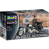 1:8 Modelbyggeri Revell US Police Motorbike 1:8