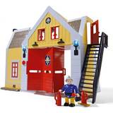 Simba Fireman Sam Fire Station with Figure