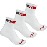 Cykeltilbehør Gripgrab Classic Regular Cut 3-Pack Sock Unisex - White